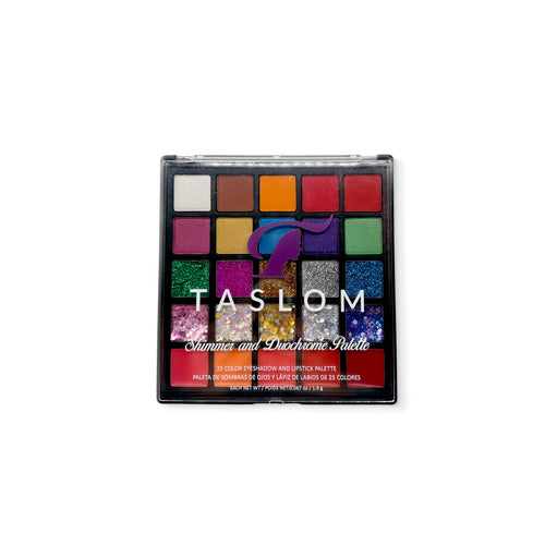 Shimmer And Duochrome  Eyeshadow and Lip-color Palette