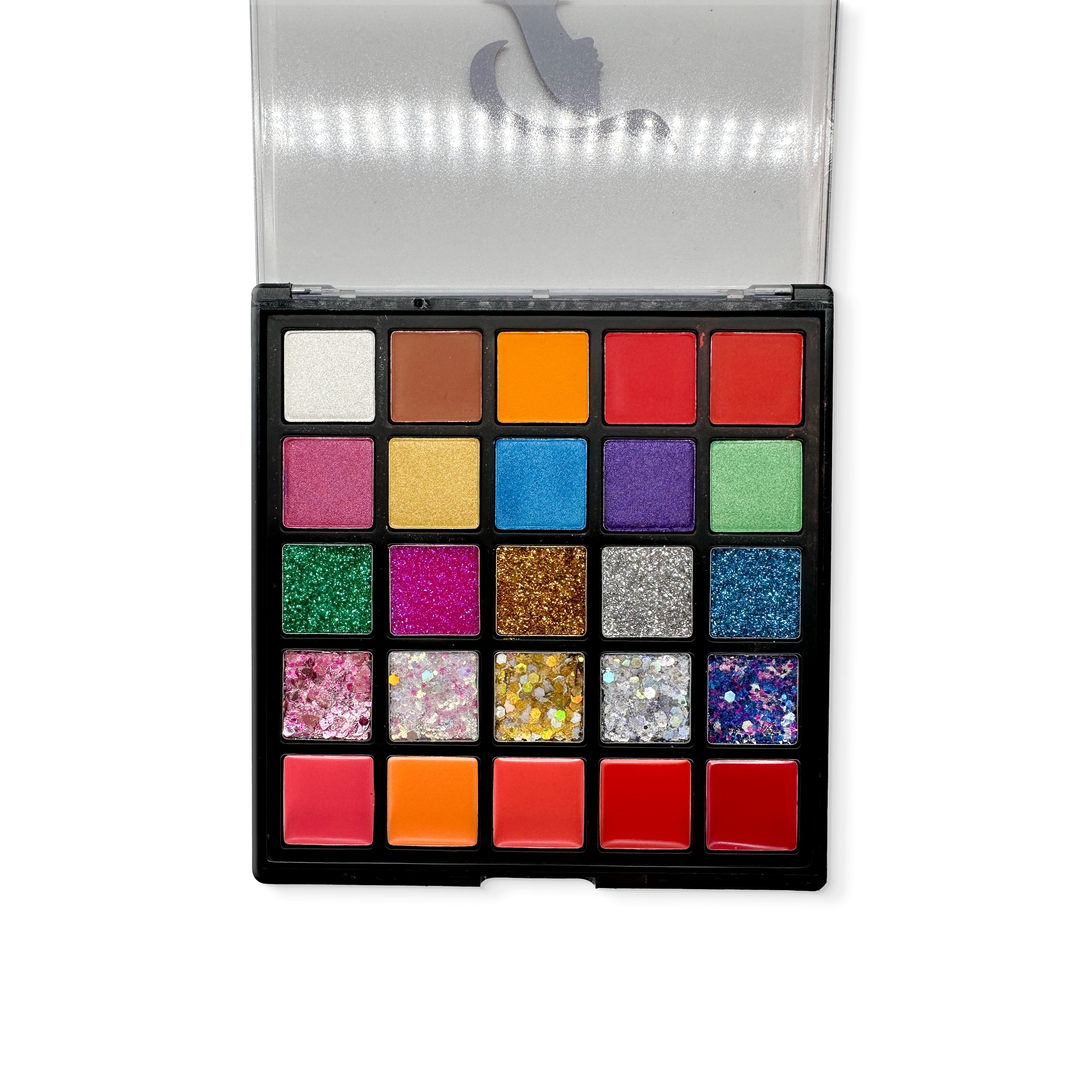 Shimmer And Duochrome  Eyeshadow and Lip-color Palette